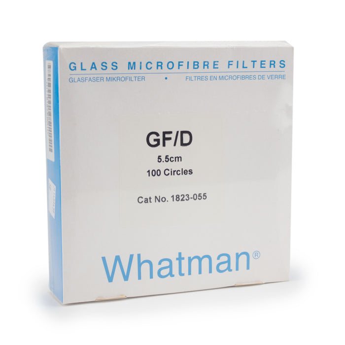 Cytiva's Whatman™ 1823-055 Grade GF/D Glass Fiber Filter Paper (Pack of 100)