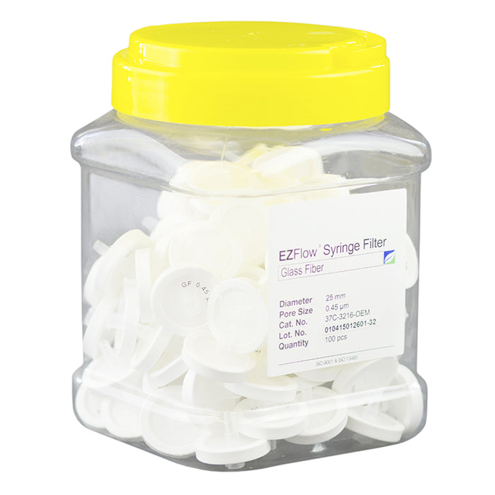 EZFlow®  Syringe Filter,  Glass Fiber, 100/pack