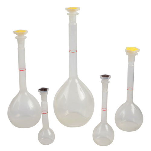Kartell Volumetric Flasks with Stoppers, PMP