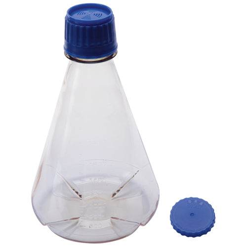 Erlenmeyer Flasks, PC with PP Screw Closure, Sterile - without Baffle
