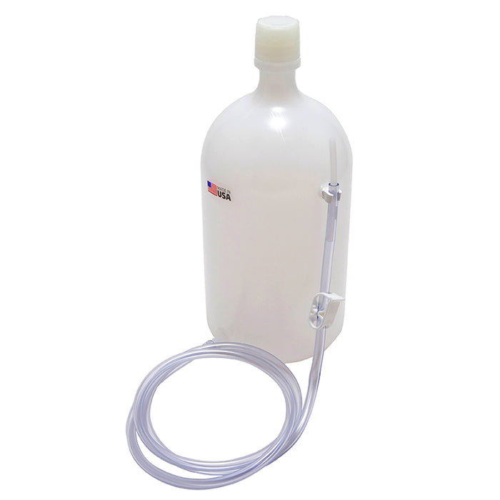 LDPE Carboy with Tubing and Clamp