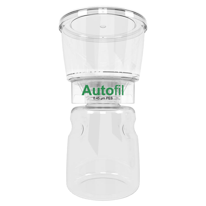 12/case 500ml Autofil® .45μm High Flow PES Bottle Top Filter, Full Assembly