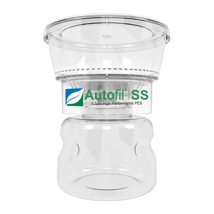 12/case 250ml Autofil® SS .2μm High Flow PES Bottle Top Filter, Full Assembly