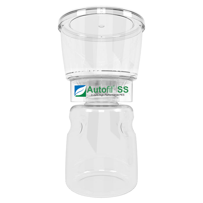 12/case 500ml Autofil® SS .2μm High Flow PES Bottle Top Filter, Full Assembly