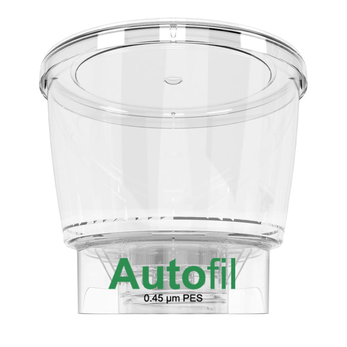 24/case 500ml Autofil® .45μm High Flow PES Bottle Top Filter, Funnel Only