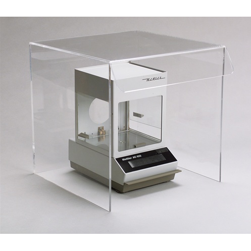 Draft Check Device Winter Clear Acrylic Equipment Draft Shield, Small — New Star Environmental