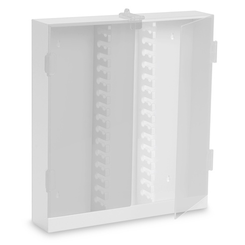 White PVC Lockable 30 Column HPLC Storage Cabinet with Acrylic Doors in 6 Colors