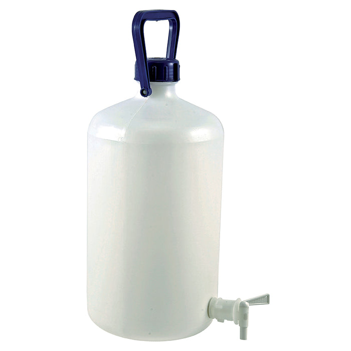 HDPE Carboys with Spigots, Heavy Walled, Narrow Mouths