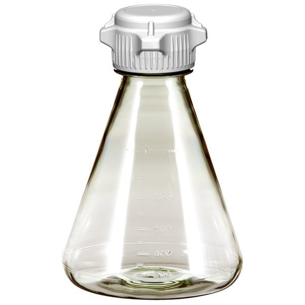 Flask, 1L, PC, 53B Cap, Sterile, Vented