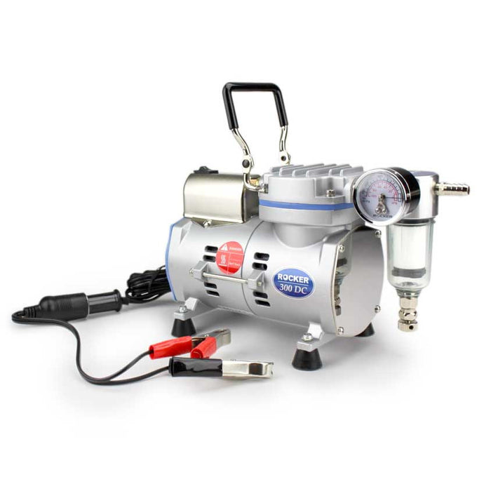 Rocker 300DC Oil Free Laboratory Vacuum Pump, 25 liters/minute, DC 12V