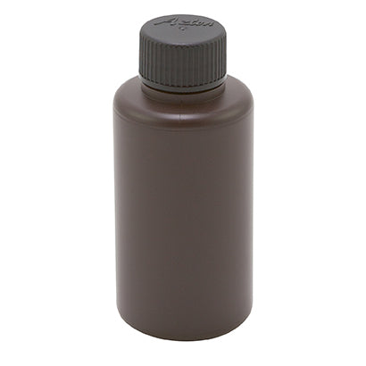 HDPE Narrow Mouth Amber Bottles