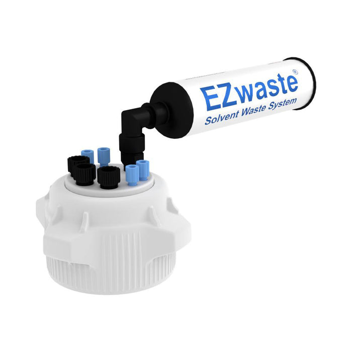 EZwaste System, 83mm Cap, 4x 1/8", 3x 1/4" OD Tubing & Filter