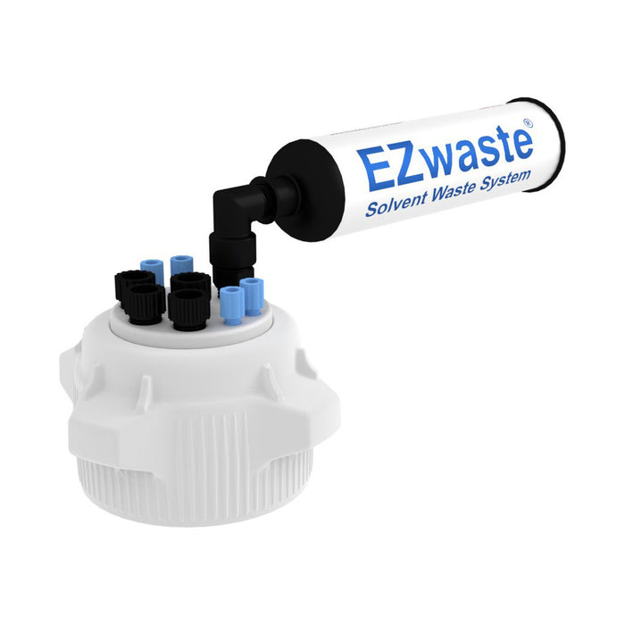 EZwaste System, 83mm Cap, 4x 1/8", 4x 1/4" OD Tubing & Filter
