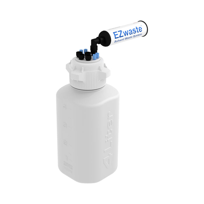 EZwaste® Safety Vent Bottle 4L HDPE