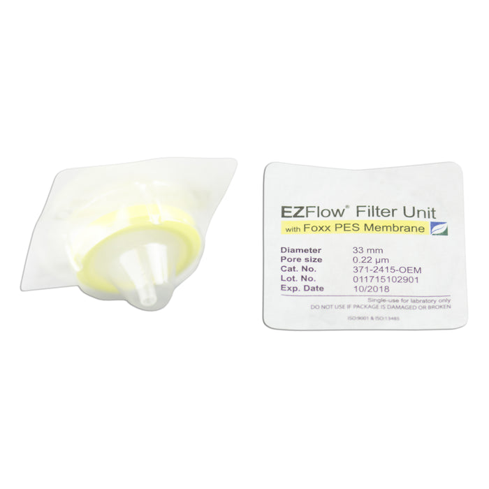 EZFlow® Sterile Syringe Filter, PES, 100/pack