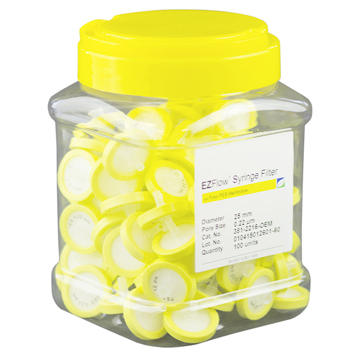 EZFlow® Syringe Filter, PES, 100/pack