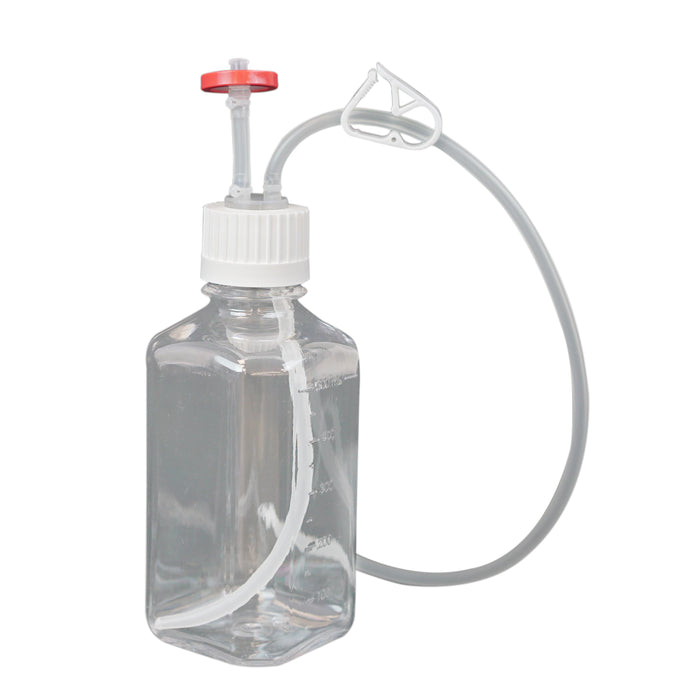 EZBio Single Use Assembly, Media Bottle, 500mL, PC, Vented with Tubing, 10cs