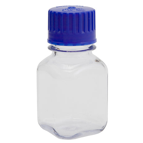 Polycarbonate Autoclavable Square Media Bottle / Serum Bottle