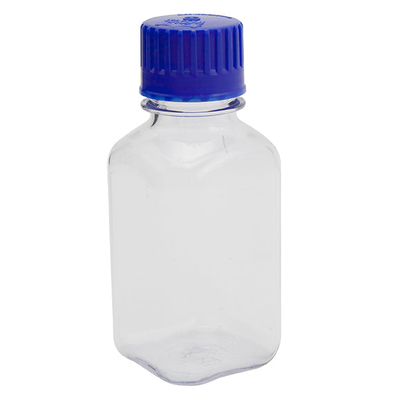 Polycarbonate Autoclavable Square Media Bottle / Serum Bottle