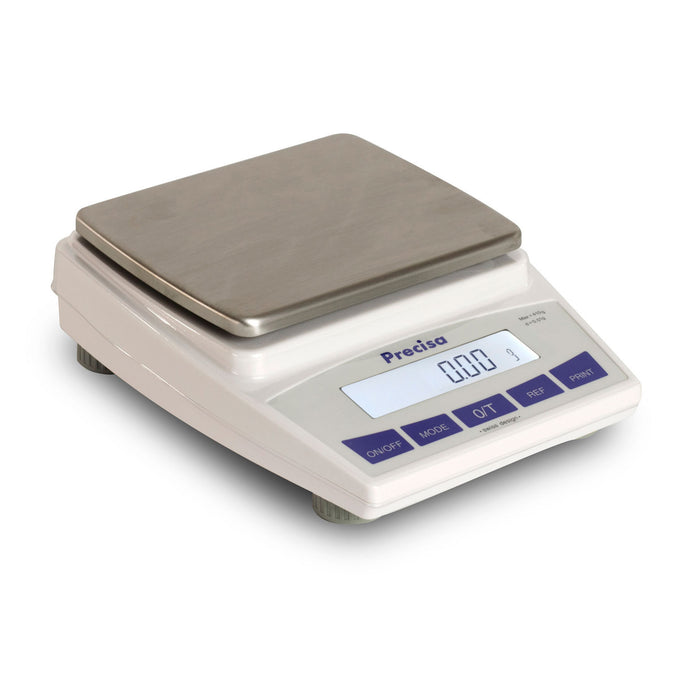 Intelligent Precisa Laboratory Classic Top Loading Balance, 6,100g x .1g, 6.7" x 5.6" Pan Size