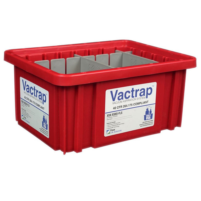 Vactrap Red Bin w/ Dividers