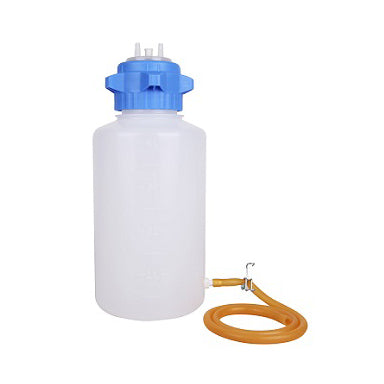 4000 ml, PP Vacuum Bottle with Drain