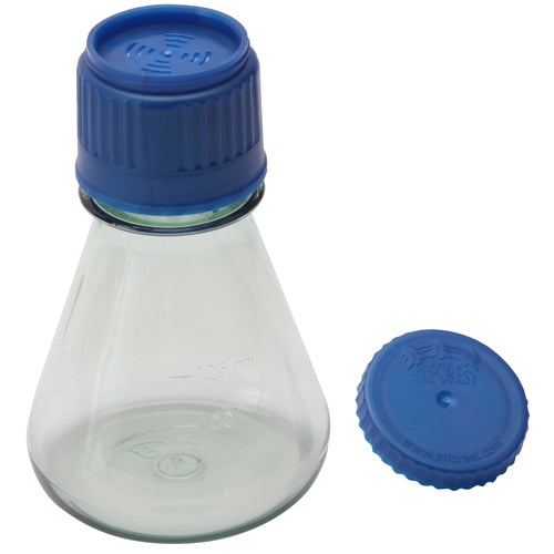 Erlenmeyer Flasks, PC with PP Screw Closure, Sterile - without Baffle